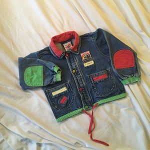 VINTAGE & rare playskool baby denim jacket